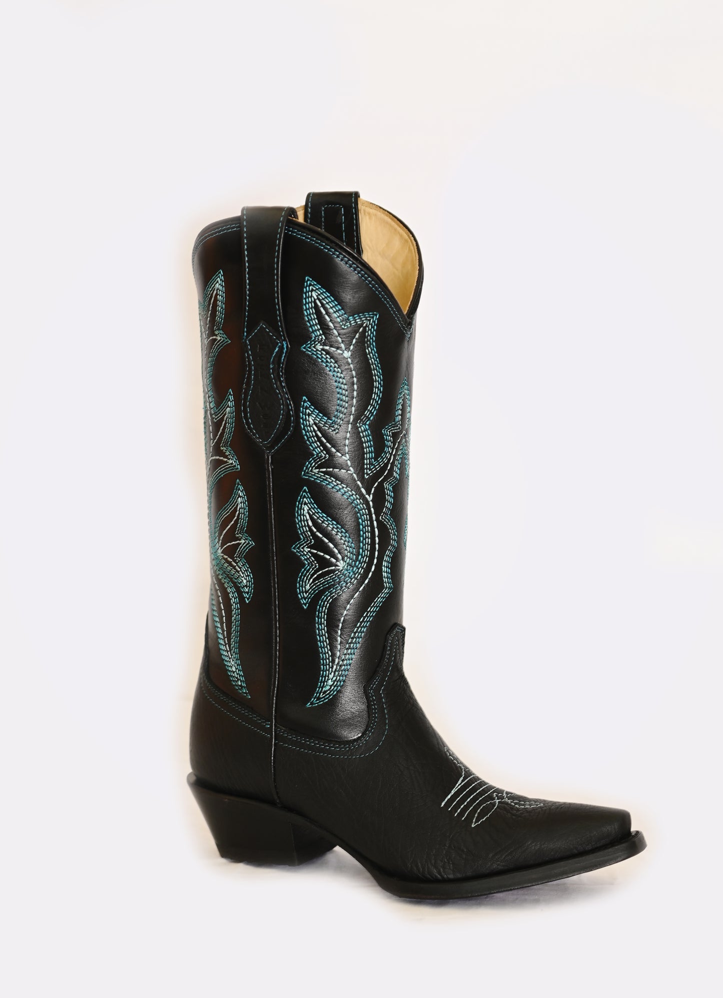 Black Snip Toe Boots