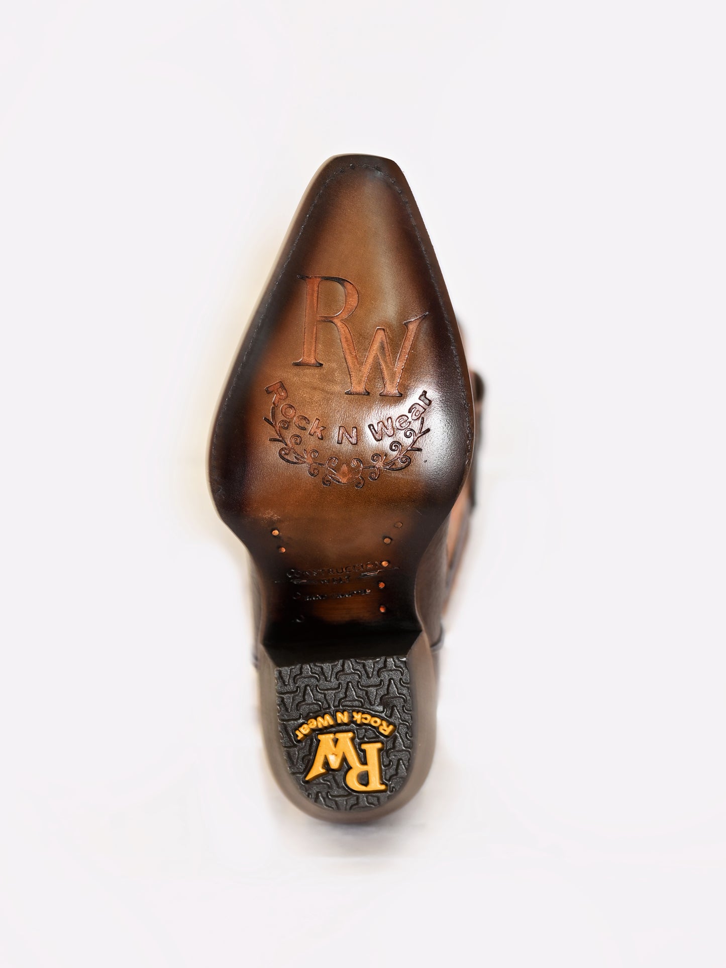 Brown Snip Toe Boots