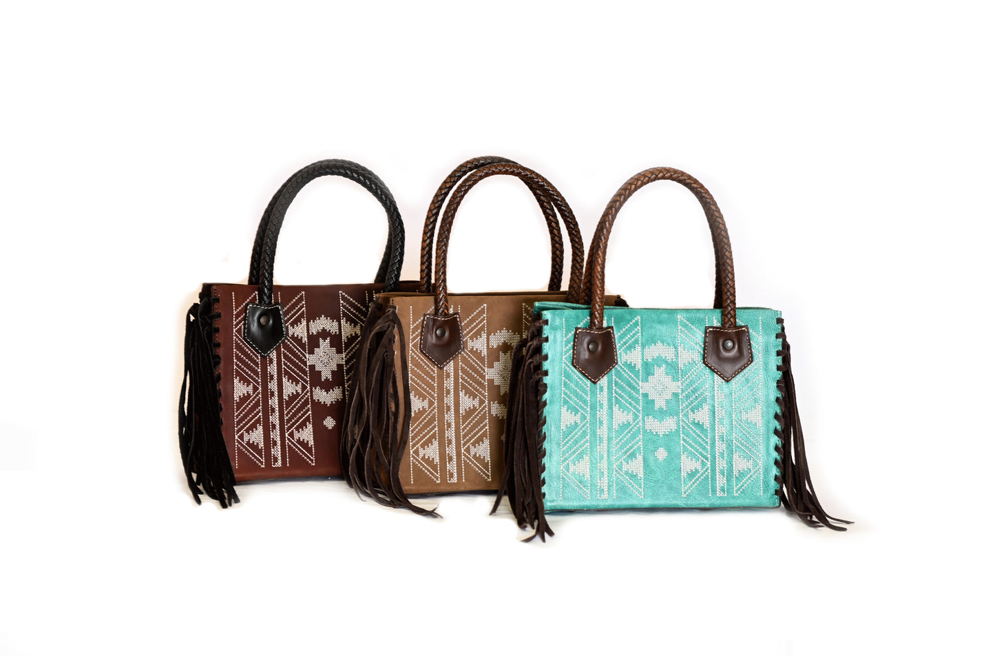 Tan Aztec Crossbody