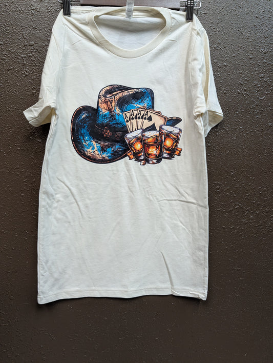 Hat With Cards T-Shirt