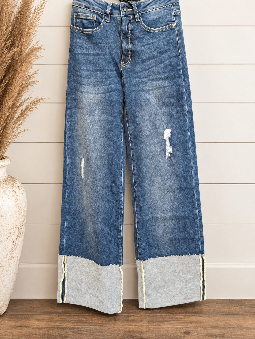 Trouser Cuffed Jeans