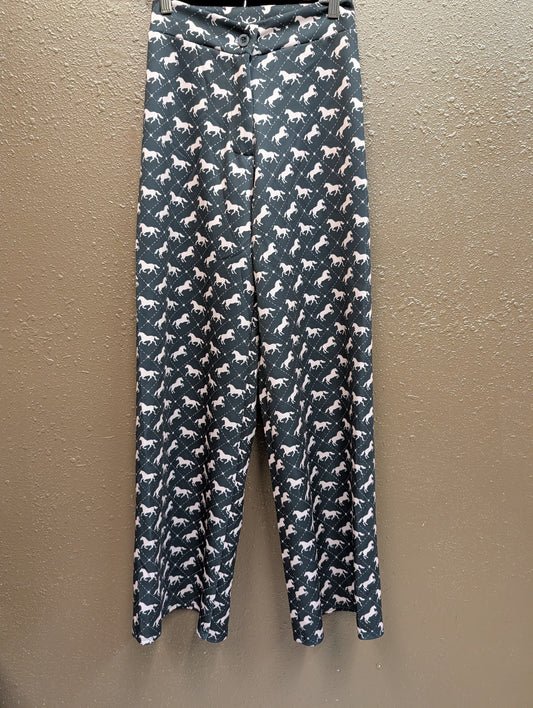 Running Horse Straight Leg Pants