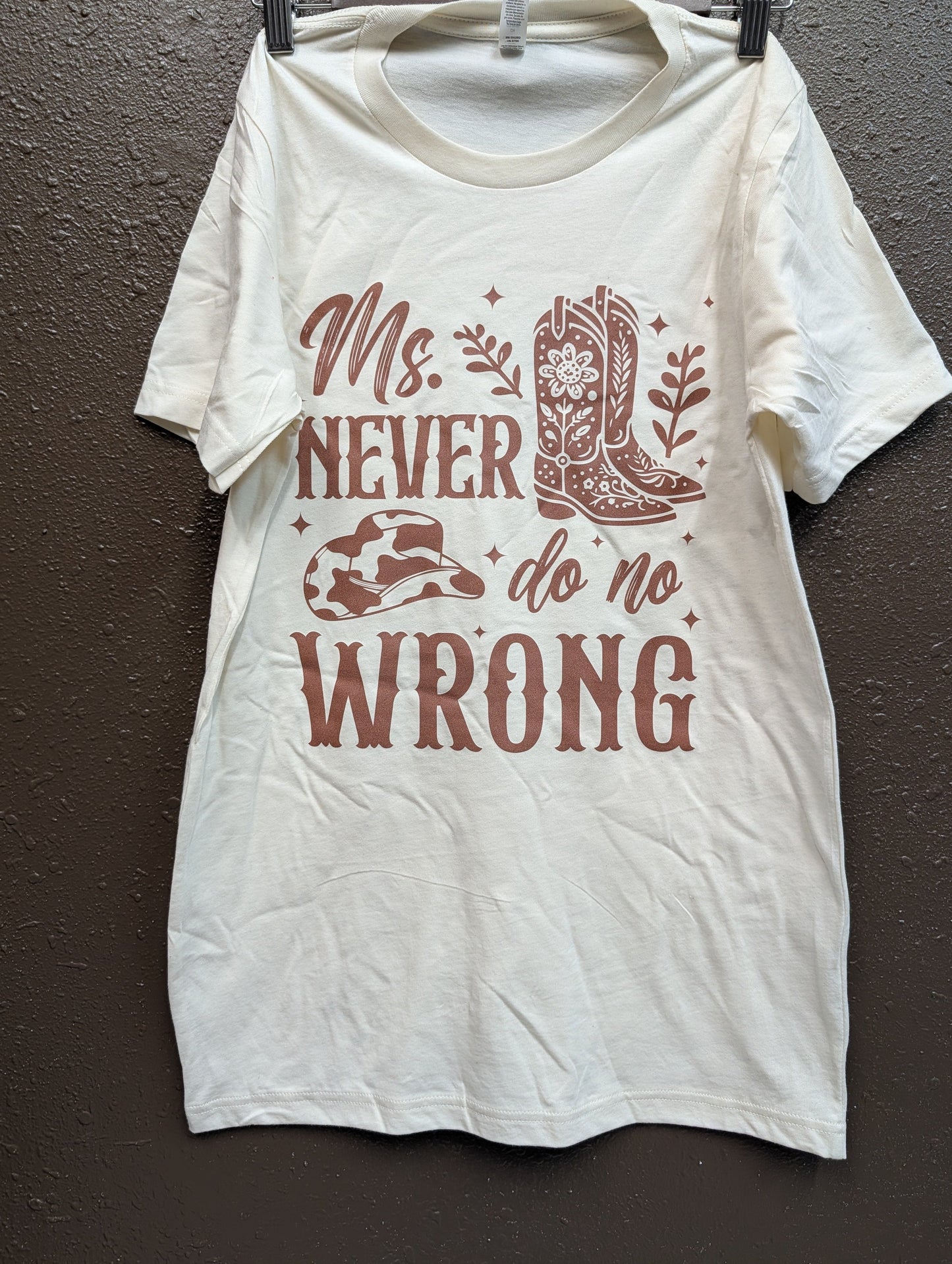 Ms Never Do No Wrong T-Shirt