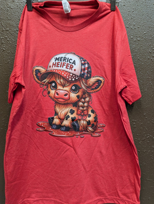 Merica Heifer T-Shirt
